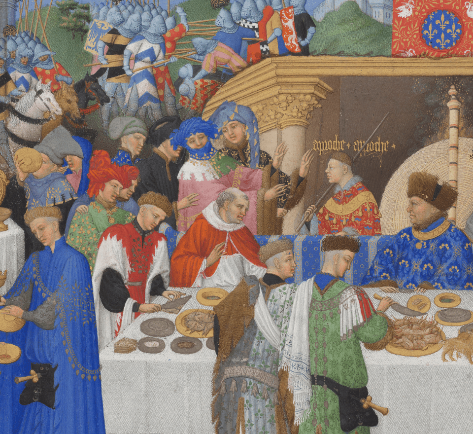 Detail of the illumination for January © RMN-GP